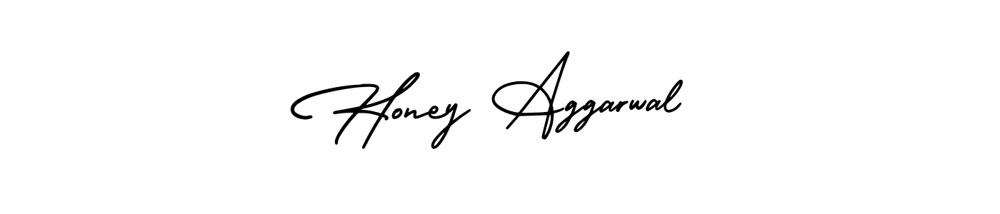 Design your own signature with our free online signature maker. With this signature software, you can create a handwritten (AmerikaSignatureDemo-Regular) signature for name Honey Aggarwal. Honey Aggarwal signature style 3 images and pictures png