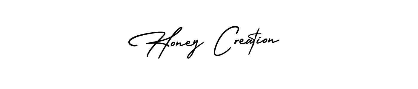 Design your own signature with our free online signature maker. With this signature software, you can create a handwritten (AmerikaSignatureDemo-Regular) signature for name Honey Creation. Honey Creation signature style 3 images and pictures png