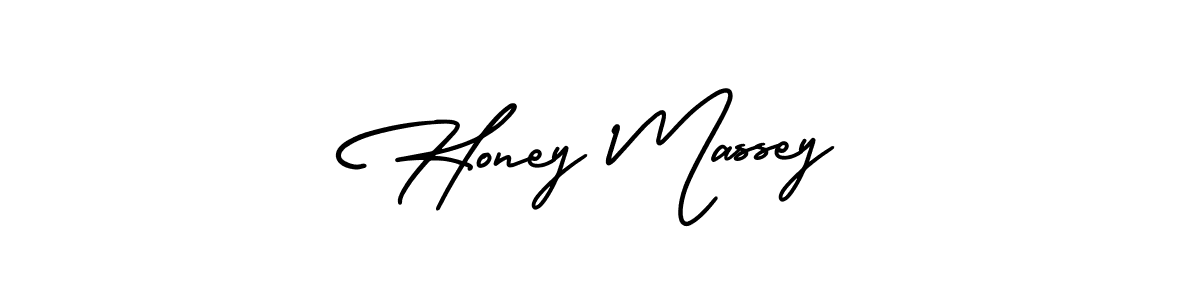 Design your own signature with our free online signature maker. With this signature software, you can create a handwritten (AmerikaSignatureDemo-Regular) signature for name Honey Massey. Honey Massey signature style 3 images and pictures png
