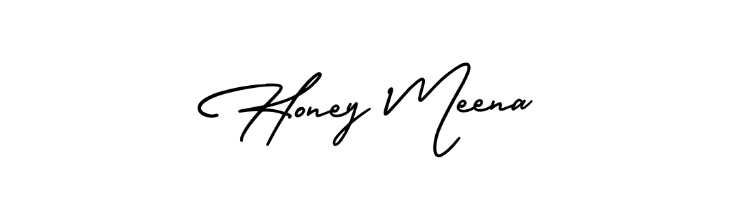 Similarly AmerikaSignatureDemo-Regular is the best handwritten signature design. Signature creator online .You can use it as an online autograph creator for name Honey Meena. Honey Meena signature style 3 images and pictures png