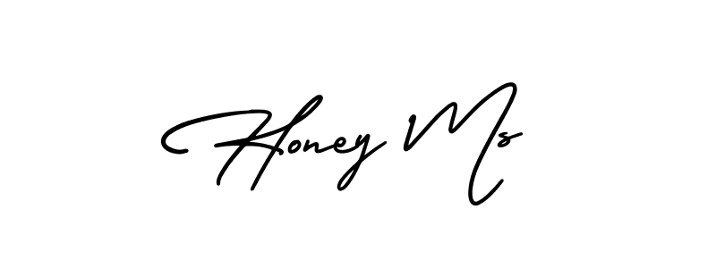 This is the best signature style for the Honey Ms name. Also you like these signature font (AmerikaSignatureDemo-Regular). Mix name signature. Honey Ms signature style 3 images and pictures png