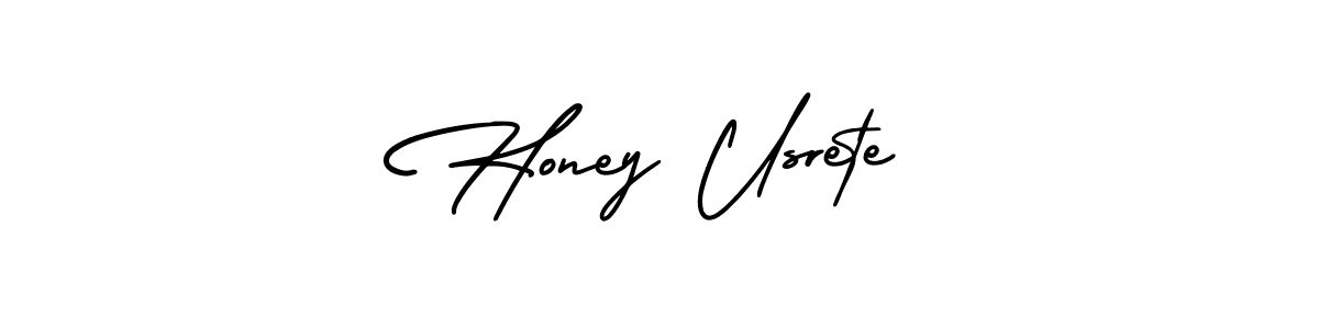 This is the best signature style for the Honey Usrete name. Also you like these signature font (AmerikaSignatureDemo-Regular). Mix name signature. Honey Usrete signature style 3 images and pictures png