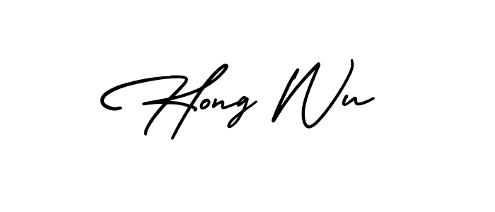 Make a beautiful signature design for name Hong Wu. Use this online signature maker to create a handwritten signature for free. Hong Wu signature style 3 images and pictures png