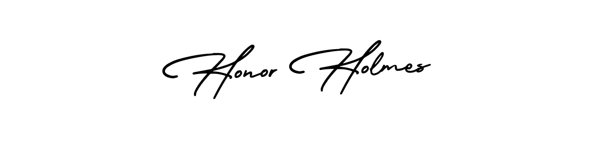 Design your own signature with our free online signature maker. With this signature software, you can create a handwritten (AmerikaSignatureDemo-Regular) signature for name Honor Holmes. Honor Holmes signature style 3 images and pictures png