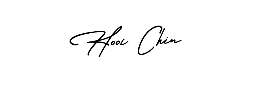 How to make Hooi Chin signature? AmerikaSignatureDemo-Regular is a professional autograph style. Create handwritten signature for Hooi Chin name. Hooi Chin signature style 3 images and pictures png