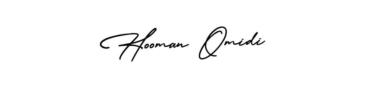 How to Draw Hooman Omidi signature style? AmerikaSignatureDemo-Regular is a latest design signature styles for name Hooman Omidi. Hooman Omidi signature style 3 images and pictures png