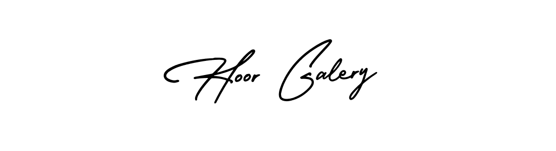 How to make Hoor Galery signature? AmerikaSignatureDemo-Regular is a professional autograph style. Create handwritten signature for Hoor Galery name. Hoor Galery signature style 3 images and pictures png