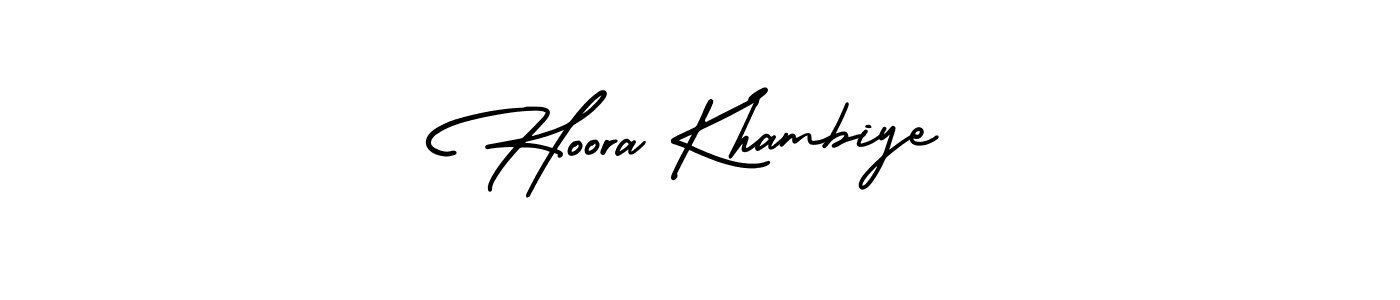 Best and Professional Signature Style for Hoora Khambiye. AmerikaSignatureDemo-Regular Best Signature Style Collection. Hoora Khambiye signature style 3 images and pictures png