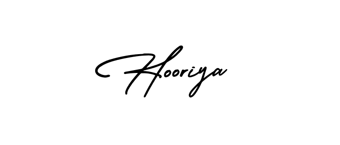 Best and Professional Signature Style for Hooriya. AmerikaSignatureDemo-Regular Best Signature Style Collection. Hooriya signature style 3 images and pictures png