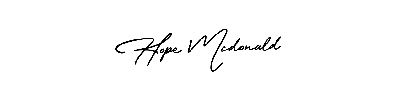 Make a beautiful signature design for name Hope Mcdonald. Use this online signature maker to create a handwritten signature for free. Hope Mcdonald signature style 3 images and pictures png