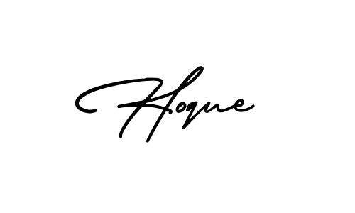 Make a beautiful signature design for name Hoque. Use this online signature maker to create a handwritten signature for free. Hoque signature style 3 images and pictures png