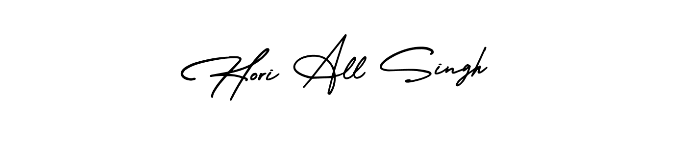 Use a signature maker to create a handwritten signature online. With this signature software, you can design (AmerikaSignatureDemo-Regular) your own signature for name Hori All Singh. Hori All Singh signature style 3 images and pictures png