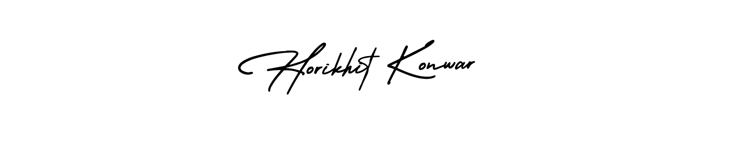 Also we have Horikhit Konwar name is the best signature style. Create professional handwritten signature collection using AmerikaSignatureDemo-Regular autograph style. Horikhit Konwar signature style 3 images and pictures png