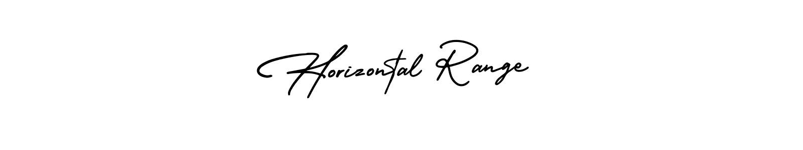 Create a beautiful signature design for name Horizontal Range. With this signature (AmerikaSignatureDemo-Regular) fonts, you can make a handwritten signature for free. Horizontal Range signature style 3 images and pictures png