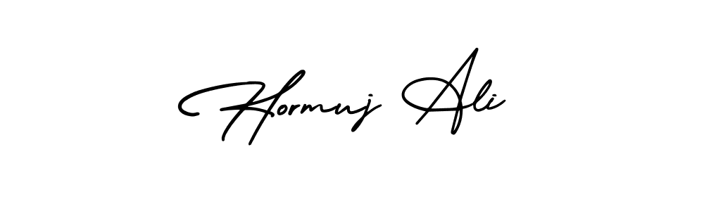 It looks lik you need a new signature style for name Hormuj Ali. Design unique handwritten (AmerikaSignatureDemo-Regular) signature with our free signature maker in just a few clicks. Hormuj Ali signature style 3 images and pictures png