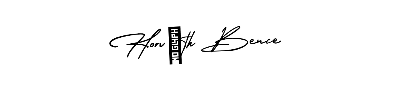 Make a beautiful signature design for name Horváth Bence. With this signature (AmerikaSignatureDemo-Regular) style, you can create a handwritten signature for free. Horváth Bence signature style 3 images and pictures png