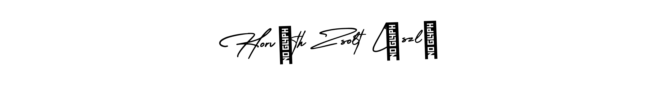 How to Draw Horváth Zsolt László signature style? AmerikaSignatureDemo-Regular is a latest design signature styles for name Horváth Zsolt László. Horváth Zsolt László signature style 3 images and pictures png