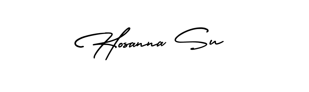 Similarly AmerikaSignatureDemo-Regular is the best handwritten signature design. Signature creator online .You can use it as an online autograph creator for name Hosanna Su. Hosanna Su signature style 3 images and pictures png