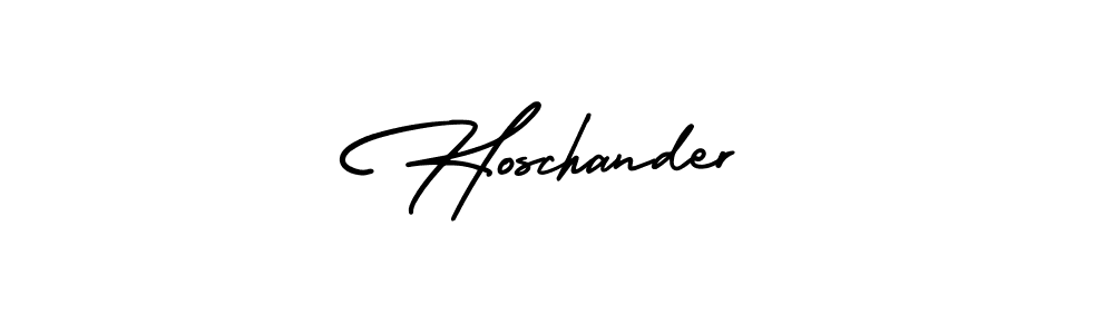 AmerikaSignatureDemo-Regular is a professional signature style that is perfect for those who want to add a touch of class to their signature. It is also a great choice for those who want to make their signature more unique. Get Hoschander name to fancy signature for free. Hoschander signature style 3 images and pictures png
