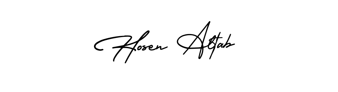 Also we have Hosen Altab name is the best signature style. Create professional handwritten signature collection using AmerikaSignatureDemo-Regular autograph style. Hosen Altab signature style 3 images and pictures png
