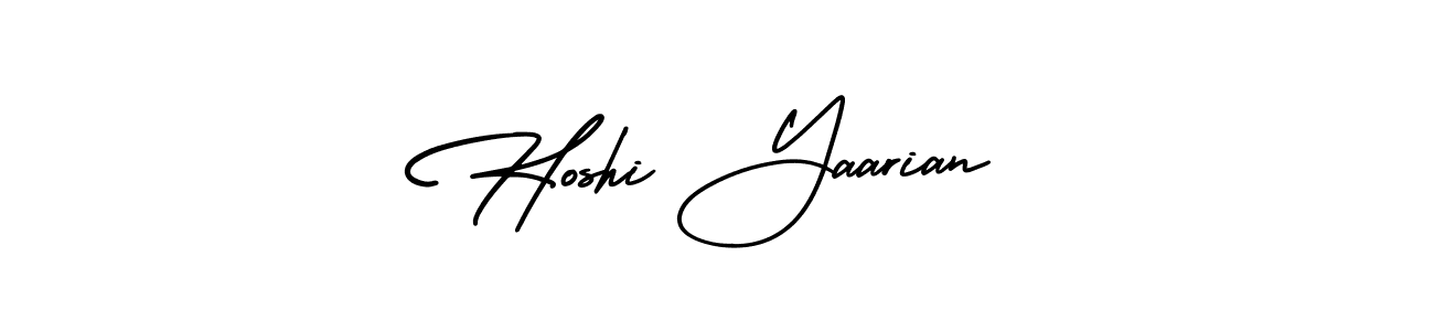 Design your own signature with our free online signature maker. With this signature software, you can create a handwritten (AmerikaSignatureDemo-Regular) signature for name Hoshi Yaarian. Hoshi Yaarian signature style 3 images and pictures png