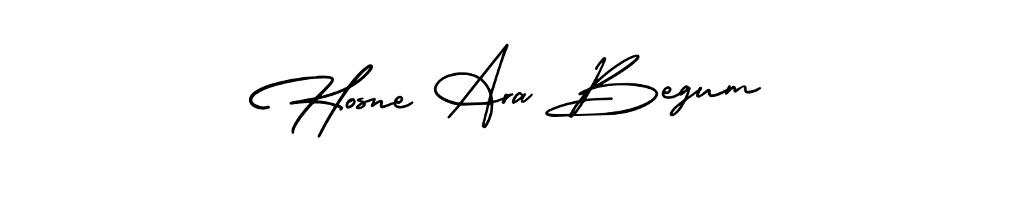 It looks lik you need a new signature style for name Hosne Ara Begum. Design unique handwritten (AmerikaSignatureDemo-Regular) signature with our free signature maker in just a few clicks. Hosne Ara Begum signature style 3 images and pictures png