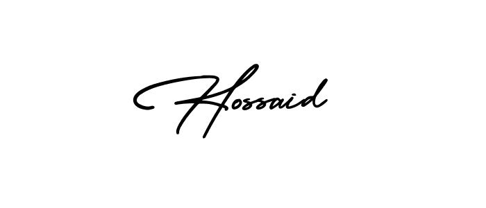 Create a beautiful signature design for name Hossaid. With this signature (AmerikaSignatureDemo-Regular) fonts, you can make a handwritten signature for free. Hossaid signature style 3 images and pictures png