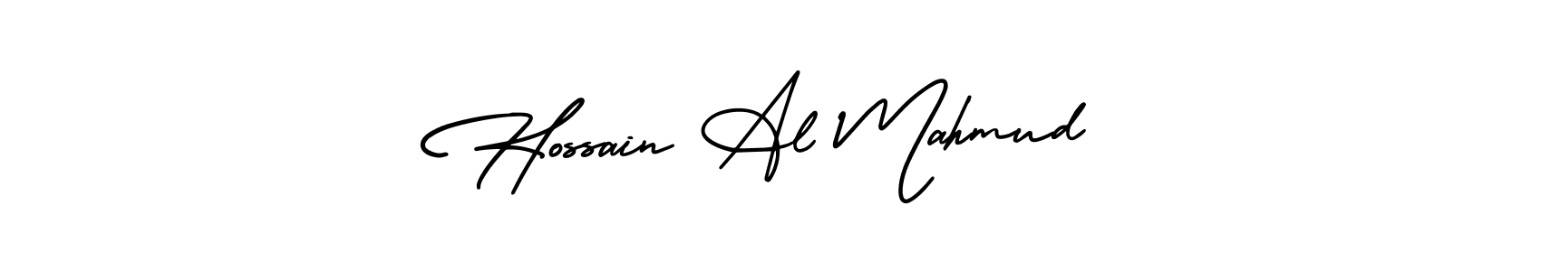 How to make Hossain Al Mahmud signature? AmerikaSignatureDemo-Regular is a professional autograph style. Create handwritten signature for Hossain Al Mahmud name. Hossain Al Mahmud signature style 3 images and pictures png