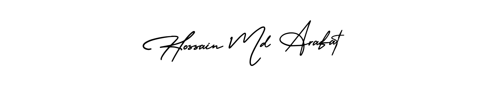 if you are searching for the best signature style for your name Hossain Md Arafat. so please give up your signature search. here we have designed multiple signature styles  using AmerikaSignatureDemo-Regular. Hossain Md Arafat signature style 3 images and pictures png