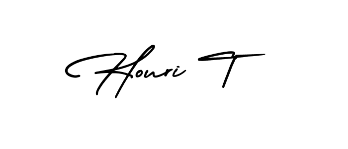 How to make Houri T signature? AmerikaSignatureDemo-Regular is a professional autograph style. Create handwritten signature for Houri T name. Houri T signature style 3 images and pictures png