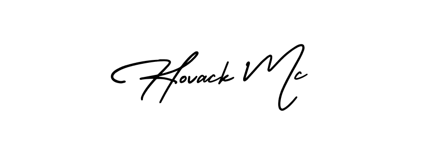Check out images of Autograph of Hovack Mc name. Actor Hovack Mc Signature Style. AmerikaSignatureDemo-Regular is a professional sign style online. Hovack Mc signature style 3 images and pictures png