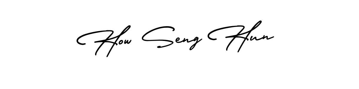 Similarly AmerikaSignatureDemo-Regular is the best handwritten signature design. Signature creator online .You can use it as an online autograph creator for name How Seng Hun. How Seng Hun signature style 3 images and pictures png