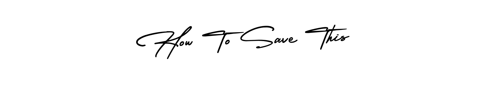 The best way (AmerikaSignatureDemo-Regular) to make a short signature is to pick only two or three words in your name. The name How To Save This include a total of six letters. For converting this name. How To Save This signature style 3 images and pictures png