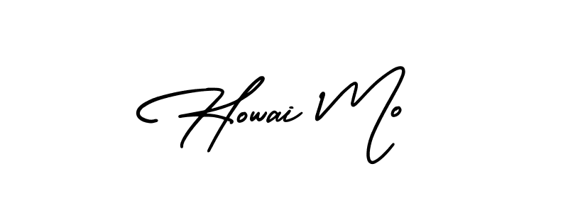 How to make Howai Mo signature? AmerikaSignatureDemo-Regular is a professional autograph style. Create handwritten signature for Howai Mo name. Howai Mo signature style 3 images and pictures png