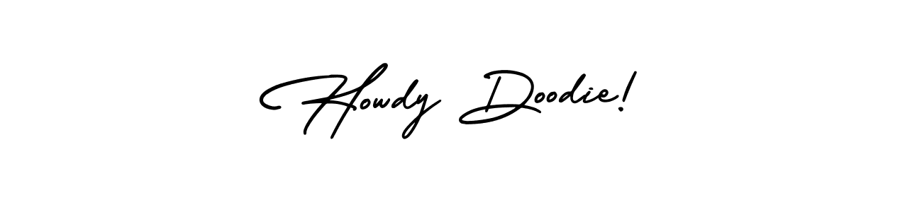 You should practise on your own different ways (AmerikaSignatureDemo-Regular) to write your name (Howdy Doodie!) in signature. don't let someone else do it for you. Howdy Doodie! signature style 3 images and pictures png