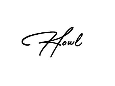 Make a beautiful signature design for name Howl. With this signature (AmerikaSignatureDemo-Regular) style, you can create a handwritten signature for free. Howl signature style 3 images and pictures png