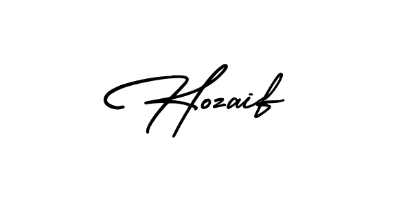 Best and Professional Signature Style for Hozaif. AmerikaSignatureDemo-Regular Best Signature Style Collection. Hozaif signature style 3 images and pictures png