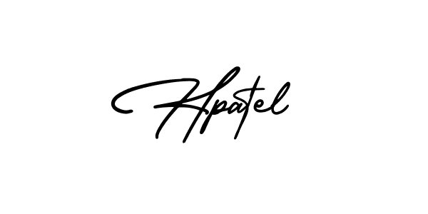 if you are searching for the best signature style for your name Hpatel. so please give up your signature search. here we have designed multiple signature styles  using AmerikaSignatureDemo-Regular. Hpatel signature style 3 images and pictures png