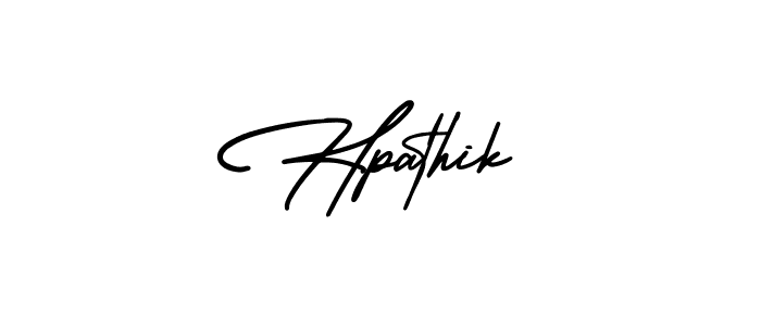 How to make Hpathik signature? AmerikaSignatureDemo-Regular is a professional autograph style. Create handwritten signature for Hpathik name. Hpathik signature style 3 images and pictures png