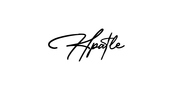 How to make Hpatle signature? AmerikaSignatureDemo-Regular is a professional autograph style. Create handwritten signature for Hpatle name. Hpatle signature style 3 images and pictures png