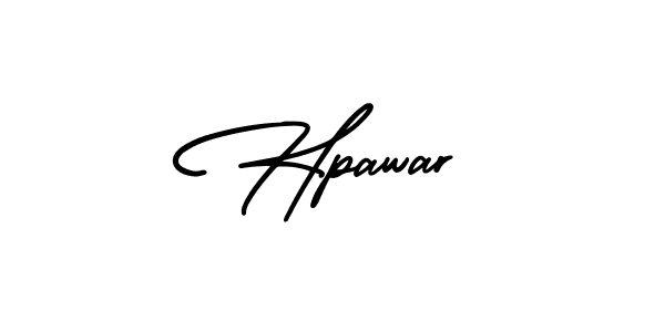 The best way (AmerikaSignatureDemo-Regular) to make a short signature is to pick only two or three words in your name. The name Hpawar include a total of six letters. For converting this name. Hpawar signature style 3 images and pictures png