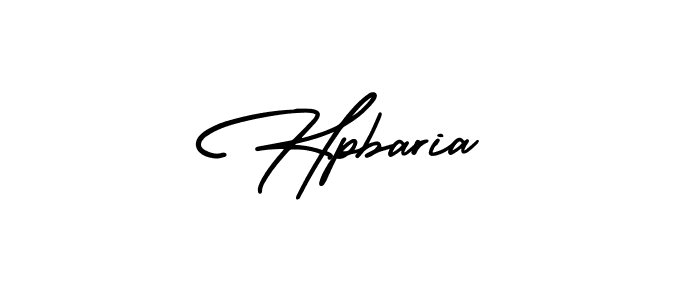 How to make Hpbaria signature? AmerikaSignatureDemo-Regular is a professional autograph style. Create handwritten signature for Hpbaria name. Hpbaria signature style 3 images and pictures png