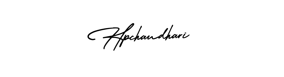Make a beautiful signature design for name Hpchaudhari. Use this online signature maker to create a handwritten signature for free. Hpchaudhari signature style 3 images and pictures png