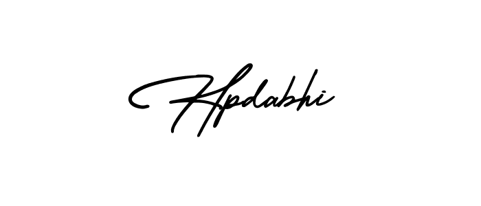 AmerikaSignatureDemo-Regular is a professional signature style that is perfect for those who want to add a touch of class to their signature. It is also a great choice for those who want to make their signature more unique. Get Hpdabhi name to fancy signature for free. Hpdabhi signature style 3 images and pictures png