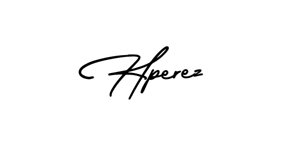 The best way (AmerikaSignatureDemo-Regular) to make a short signature is to pick only two or three words in your name. The name Hperez include a total of six letters. For converting this name. Hperez signature style 3 images and pictures png
