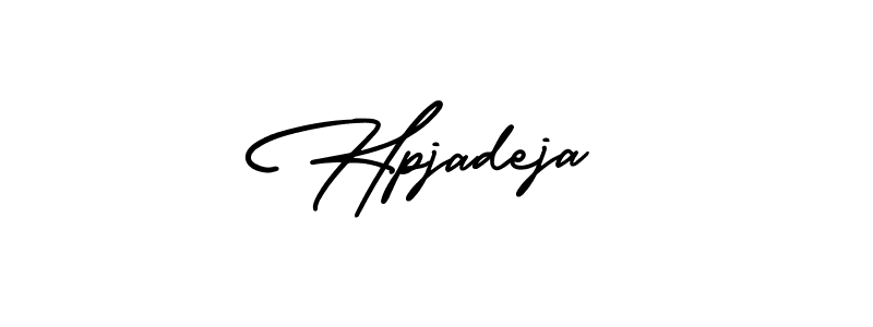 Make a short Hpjadeja signature style. Manage your documents anywhere anytime using AmerikaSignatureDemo-Regular. Create and add eSignatures, submit forms, share and send files easily. Hpjadeja signature style 3 images and pictures png