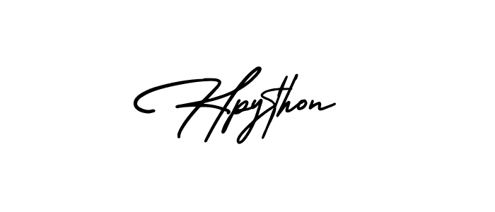 How to make Hpython signature? AmerikaSignatureDemo-Regular is a professional autograph style. Create handwritten signature for Hpython name. Hpython signature style 3 images and pictures png