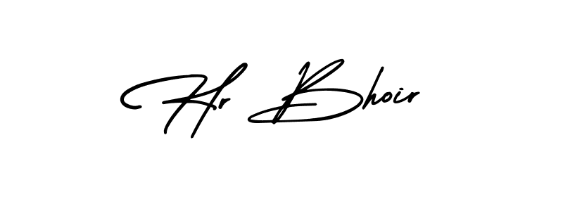 AmerikaSignatureDemo-Regular is a professional signature style that is perfect for those who want to add a touch of class to their signature. It is also a great choice for those who want to make their signature more unique. Get Hr Bhoir name to fancy signature for free. Hr Bhoir signature style 3 images and pictures png