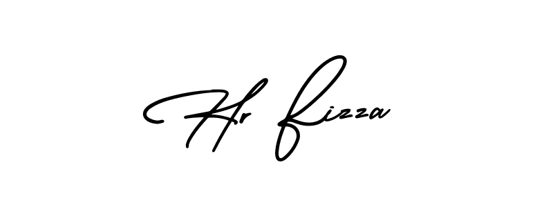 Make a beautiful signature design for name Hr Fizza. Use this online signature maker to create a handwritten signature for free. Hr Fizza signature style 3 images and pictures png