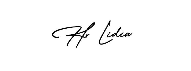 Make a beautiful signature design for name Hr Lidia. Use this online signature maker to create a handwritten signature for free. Hr Lidia signature style 3 images and pictures png